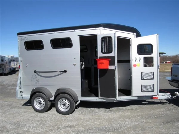 2024 Bockmann Portax L SR - Walk-in Tack Room & No Truck 1 BOCKMANN PORTAX L SR - HORSE TRAILER (Pre-owend)